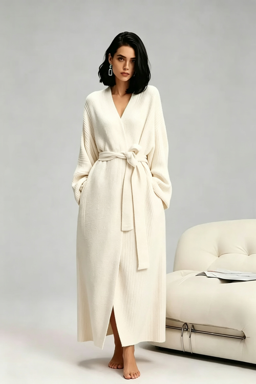 🏆1 Bestselling🏆Women's Double-Sided Fleece Robe|Thickened Long Plush Casual Loungewear