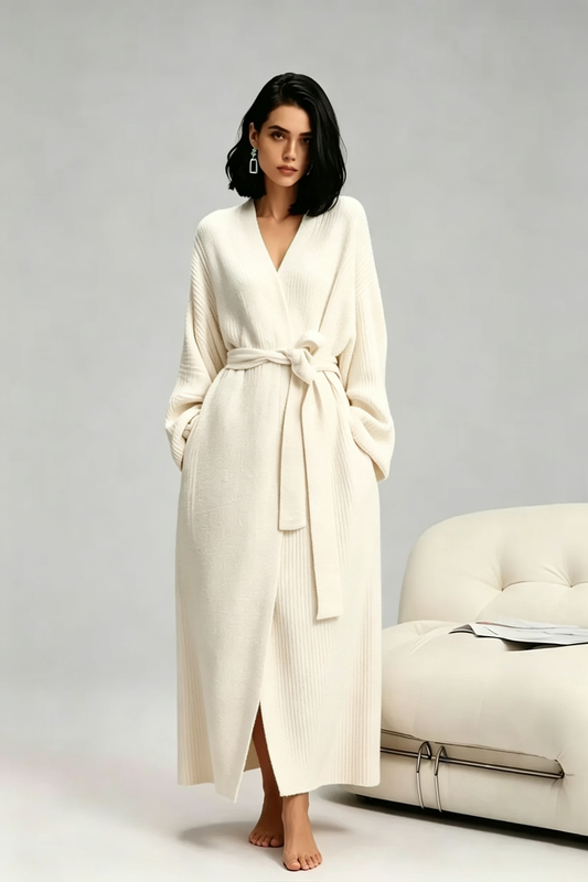 🏆1 Bestselling🏆Women's Double-Sided Fleece Robe|Thickened Long Plush Casual Loungewear