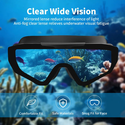 Outly 2 Pack Swim Goggles with Earplugs for Adult