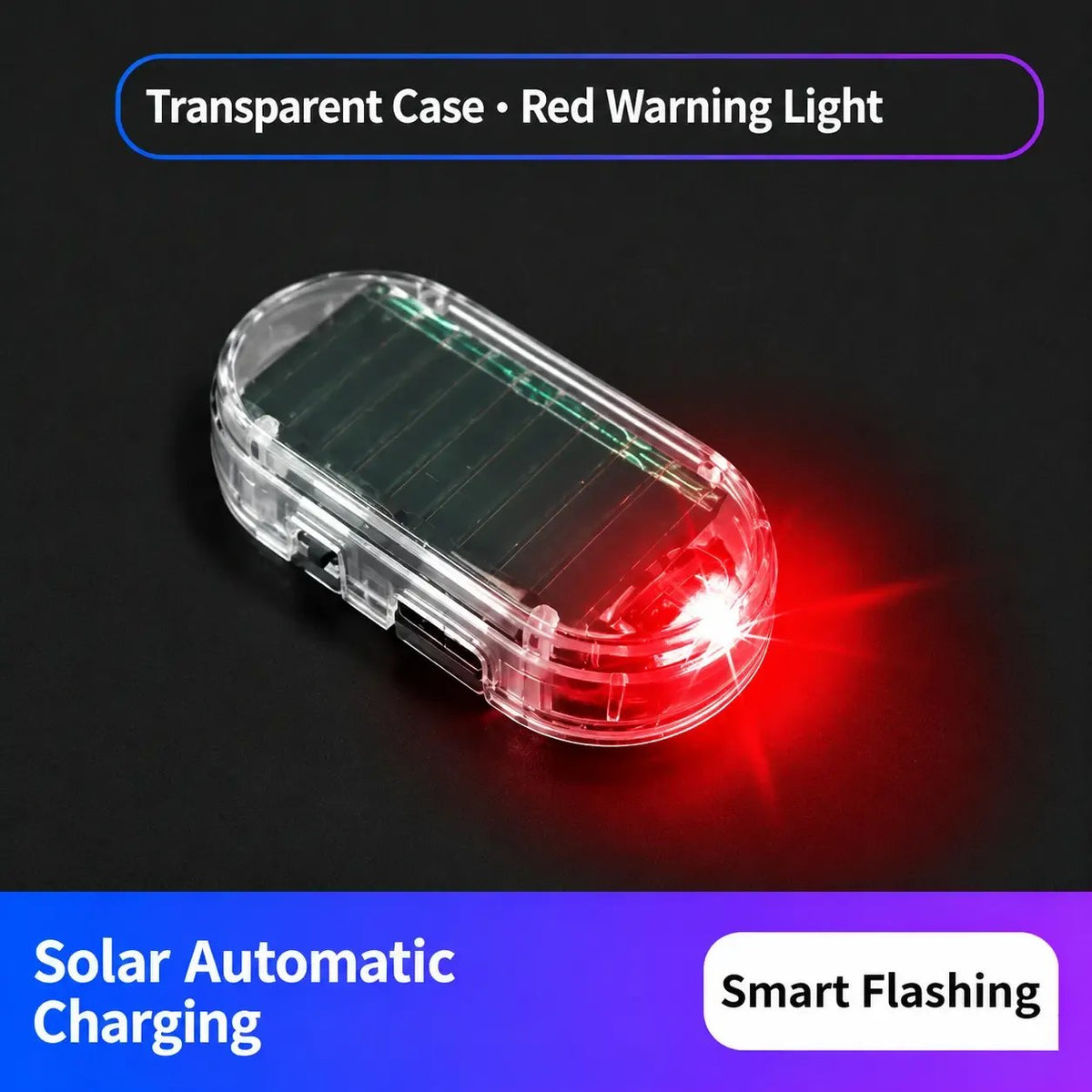 🔥Buy More Save More🔥Solar Powered Fake Car Alarm Light