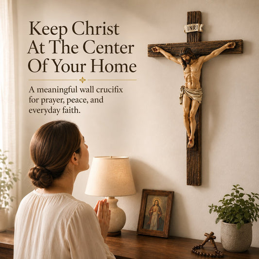 ✝️ Jesus Wall Crucifix For Prayer & Home Blessing