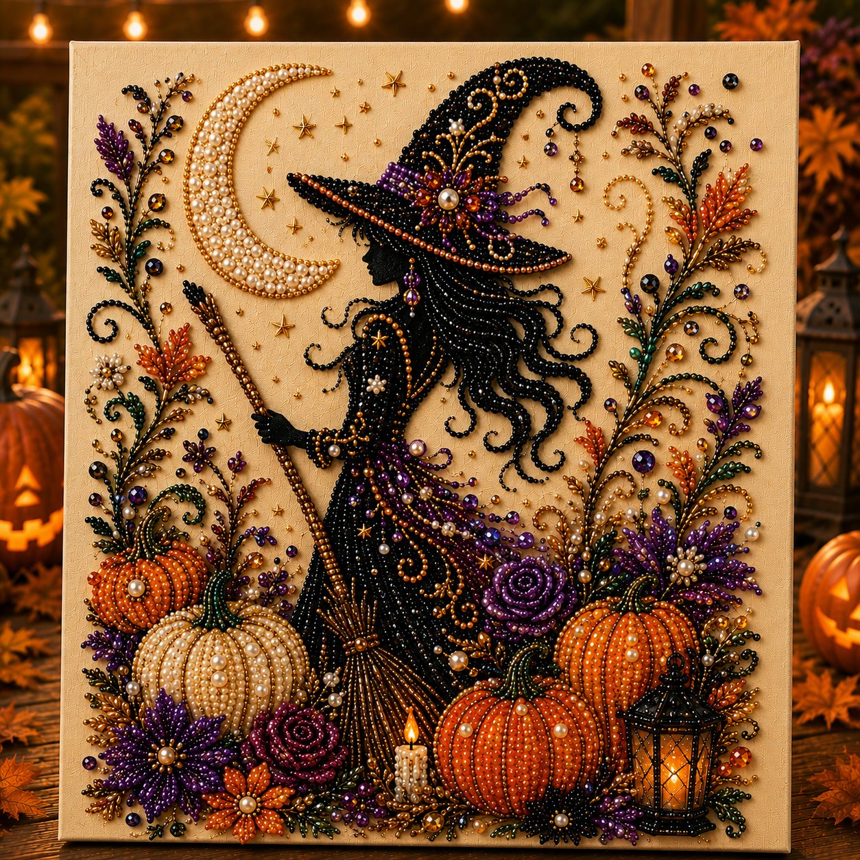 【BUY MORE SAVE MORE】👻 Halloween Ghost Pearl Art DIY Kit