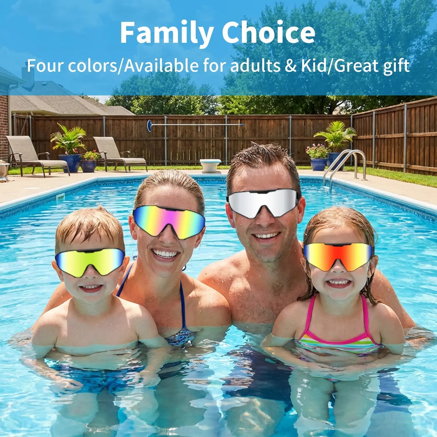 Outly 2 Pack Swim Goggles with Earplugs for Adult