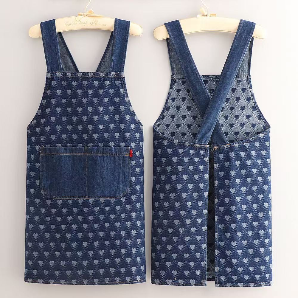 Adult Jour Apron - Lightweight Polyester Apron with Front Pocket, Ideal for Everyday Use, Waist Strap