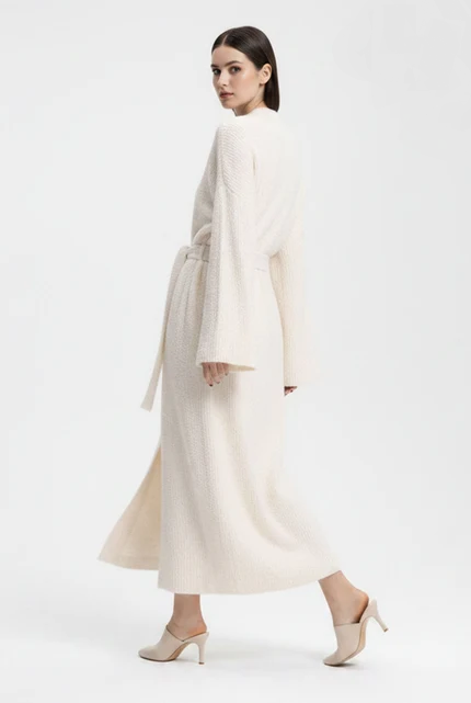 🏆1 Bestselling🏆Women's Double-Sided Fleece Robe|Thickened Long Plush Casual Loungewear