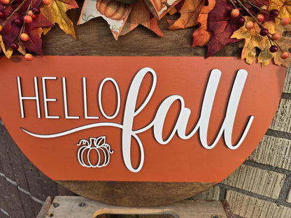 Bring Fall Home — Handcrafted 3D Hello Fall Door Hanger（🍁 LIMITED-TIME FALL SALE — SAVE 25%）