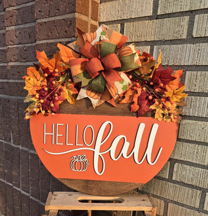 Bring Fall Home — Handcrafted 3D Hello Fall Door Hanger（🍁 LIMITED-TIME FALL SALE — SAVE 25%）