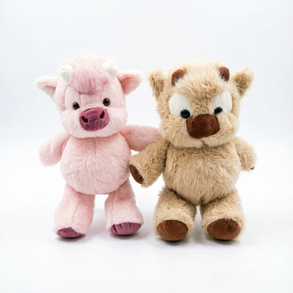 Running Highland Cow Plush Toy - Soft & Cuddly Gift for All