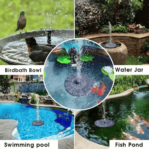 K🥳2026 HOT SALE🥳💞50% OFF!✨ 💝Compact Solar Bird Fountain Pump – Keep Your Garden Alive! 🐦️