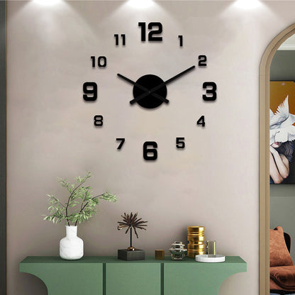 3D DIY Luminous Acrylic Wall Clock Set