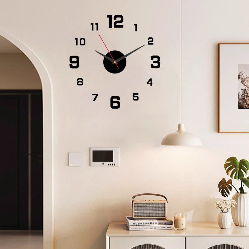 3D DIY Luminous Acrylic Wall Clock Set