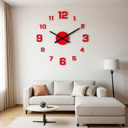 3D DIY Luminous Acrylic Wall Clock Set
