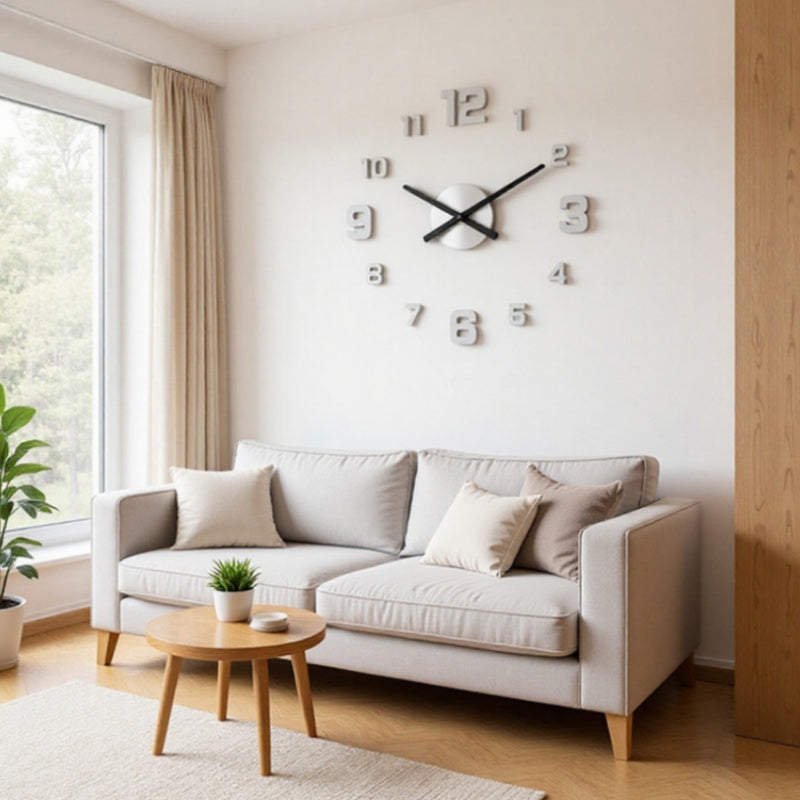 3D DIY Luminous Acrylic Wall Clock Set