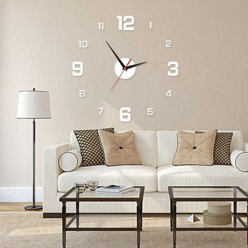 3D DIY Luminous Acrylic Wall Clock Set