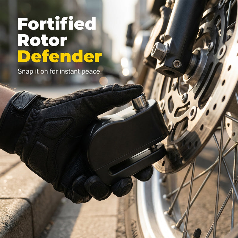 🛡️110dB Disc Brake Alarm Lock – Keyless Anti-Theft Motorcycle Lock
